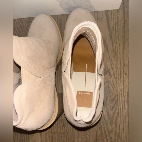 Dolce Vita Cashe H2O Waterproof Boots in Dune Suede Size 9.5 - Picture 7 of 14